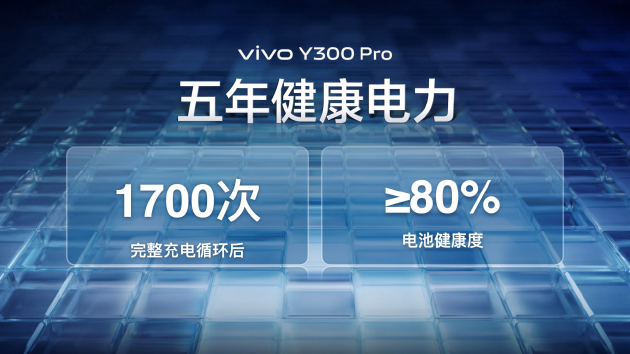 vivo Y300 Pro发布：搭载6500mAh超薄蓝海电池，起售价1799元