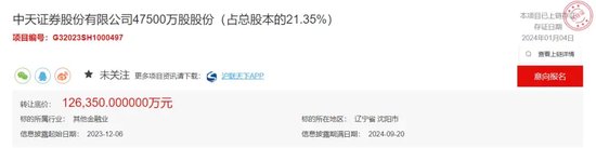 同比增长154.98%的中天证券，易主却出现“卡壳”？  第3张