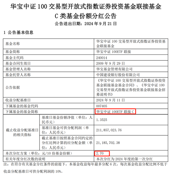 让姥爷们先撤？华宝基金大乌龙，200%分红认真的？！