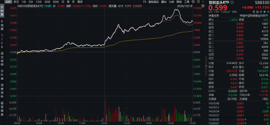 最高层发声，泛科技集体爆发，双创龙头ETF（588330）收涨11.13%！“牛市旗手”走强，券商ETF触板！牛回？  第3张